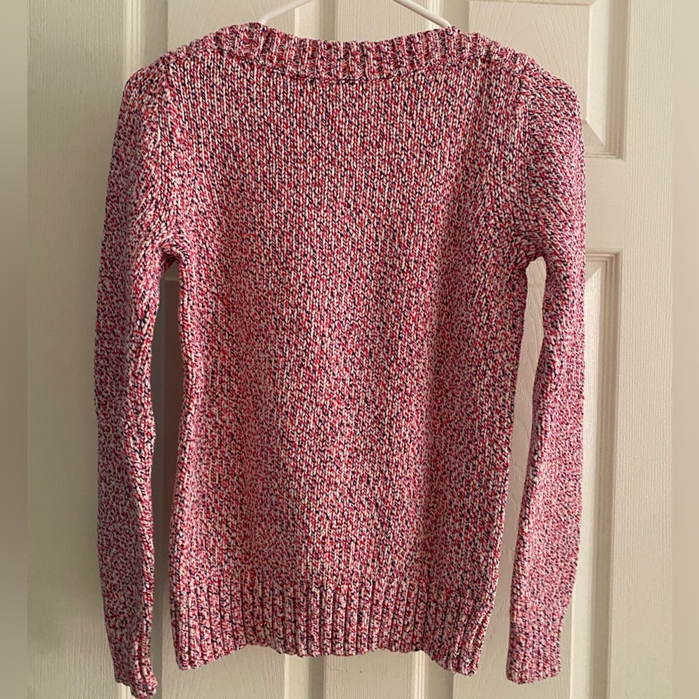 Cozy, colorful sweater!
